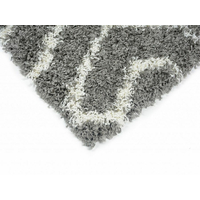 Kusový koberec SHAGGY NEVADA - 463 - sivý 160x220 cm
