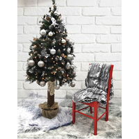 Deka NORDIC 170x200 cm - vianočný vzor - šedá