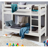 Detská POSCHODOVÁ posteľ KAMILA PLUS 200x90 cm so zásuvkami - biela