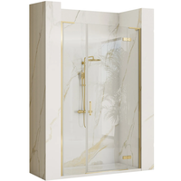 Sprchové dvere REA HUGO 120 cm - brúsené zlaté