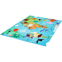 Detský kusový koberec Torino kids 233 WORLD MAP