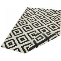 Kusový obojstranný koberec Twin 103129 black creme