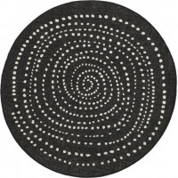 Kusový obojstranný koberec Twin 103109 black creme