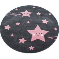 Detský kusový koberec Kids 610 pink circle