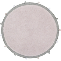 Ručne tkaný kusový koberec Bubbly Soft Pink