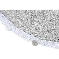 Ručne tkaný kusový koberec Bubbly Light Grey