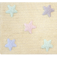 Ručne tkaný kusový koberec Tricolor Stars Vanilla