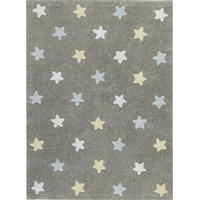 Ručne tkaný kusový koberec Tricolor Stars Grey-Blue