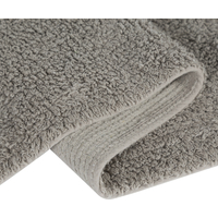 Ručne tkaný kusový koberec Tricolor Polka Dots Grey-Pink