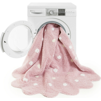 Ručne tkaný kusový koberec Little Biscuit Pink