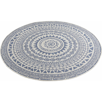 Kusový koberec Twin Supreme 103859 Blue/Cream kruh