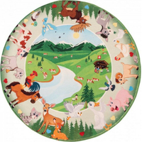 Detský kusový koberec Juno 476 Mountains circle