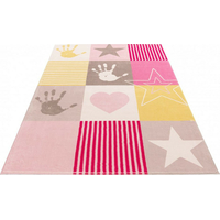Detský kusový koberec Stars 411 pink
