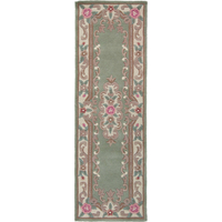 Ručne všívaný kusový koberec Lotus premium Green