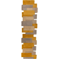 Kusový koberec Abstract Collage Ochre/Natural