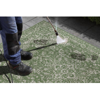 Kusový orientálny koberec Flatweave 104810 Green/Cream