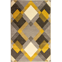 Kusový koberec Hand Carved Nimbus Grey/Ochre