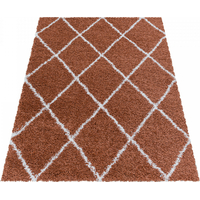 Kusový koberec Alvor Shaggy 3401 terra