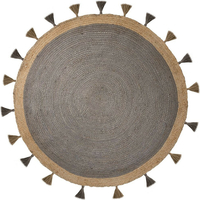 Kusový koberec Lunara Jute Circle Grey