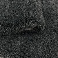 Kusový koberec Fluffy Shaggy 3500 grey circle