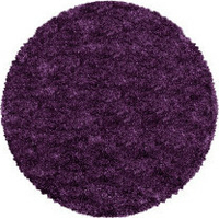 Kusový koberec Fluffy Shaggy 3500 lila circle