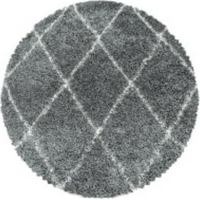 Kusový koberec Alvor Shaggy 3401 grey circle