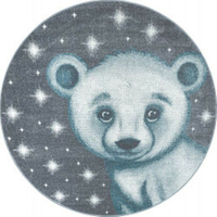 Detský kusový koberec Bambi 810 blue circle