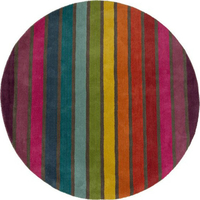 Ručne všívaný kusový koberec Illusion Candy Multi circle