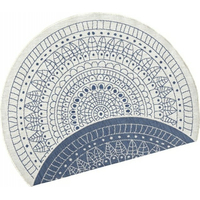 Kusový koberec Twin-Wendeteppiche 103104 cream blue