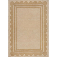 Ručne všívaný kusový koberec Lois Scallop Natural