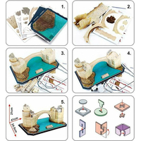 EDUCATOR 3D puzzle Oblúkový most v Mostare, Bosne a Hercegovine 64 dielikov