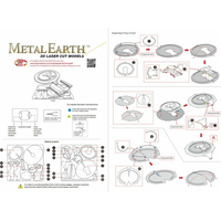 METAL EARTH 3D puzzle Star Trek: USS Enterprise NCC-1701-D