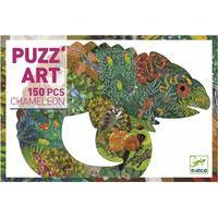 DJECO Obrysové puzzle Chameleon 150 dielikov