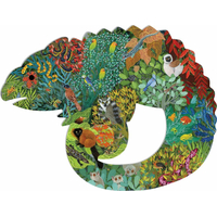 DJECO Obrysové puzzle Chameleon 150 dielikov