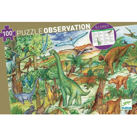 DJECO Puzzle Dinosaury 100 dielikov