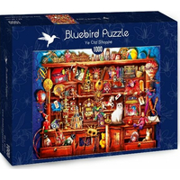 BLUEBIRD Puzzle Stará polica s hračkami 1000 dielikov