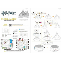 METAL EARTH 3D puzzle Harry Potter: Hagridova chyža