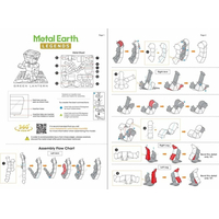 METAL EARTH 3D puzzle Justice League: Green Lantern figúrka