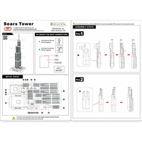 METAL EARTH 3D puzzle Sears Tower (Willis Tower) (ICONX)