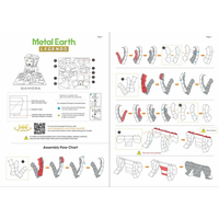 METAL EARTH 3D puzzle Strážcovia Galaxia: Gamora