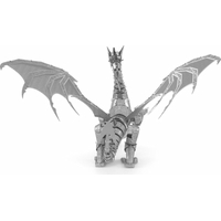 METAL EARTH 3D puzzle Strieborný drak (ICONX)