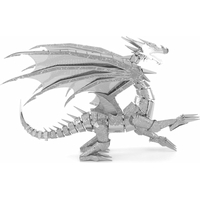 METAL EARTH 3D puzzle Strieborný drak (ICONX)