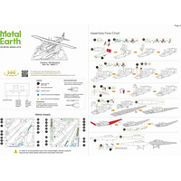 METAL EARTH 3D puzzle Cessna 182 Hydroplán
