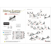 METAL EARTH 3D puzzle Most Golden Gate (zlatý)