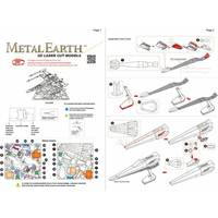 METAL EARTH 3D puzzle Star Wars: Poe Dameron&#39;s X-Wing Fighter