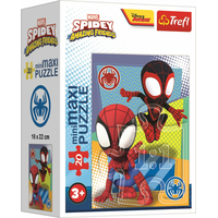 TREFL Displej Puzzle Spidey a jeho úžasní priatelia 20 dielikov (24 ks)