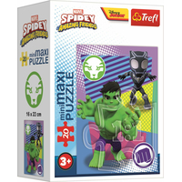 TREFL Displej Puzzle Spidey a jeho úžasní priatelia 20 dielikov (24 ks)