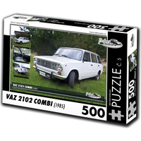 RETRO-AUTA Puzzle č. 5 VAZ 2102 Combi (1985) 500 dielikov