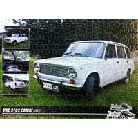 RETRO-AUTA Puzzle č. 5 VAZ 2102 Combi (1985) 500 dielikov