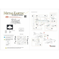 METAL EARTH 3D puzzle Dopravné lietadlo Boeing 747